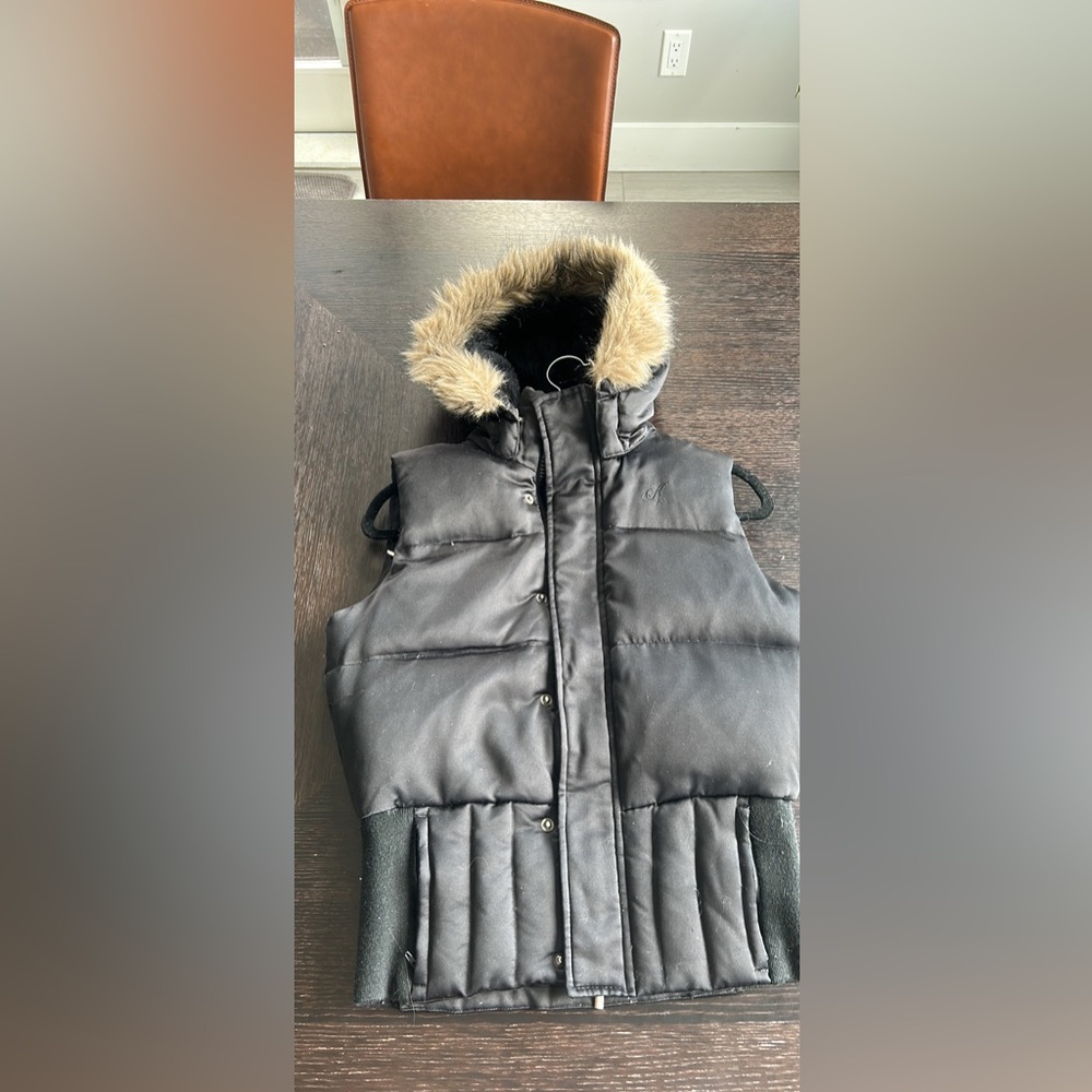 Genuine down filled vest